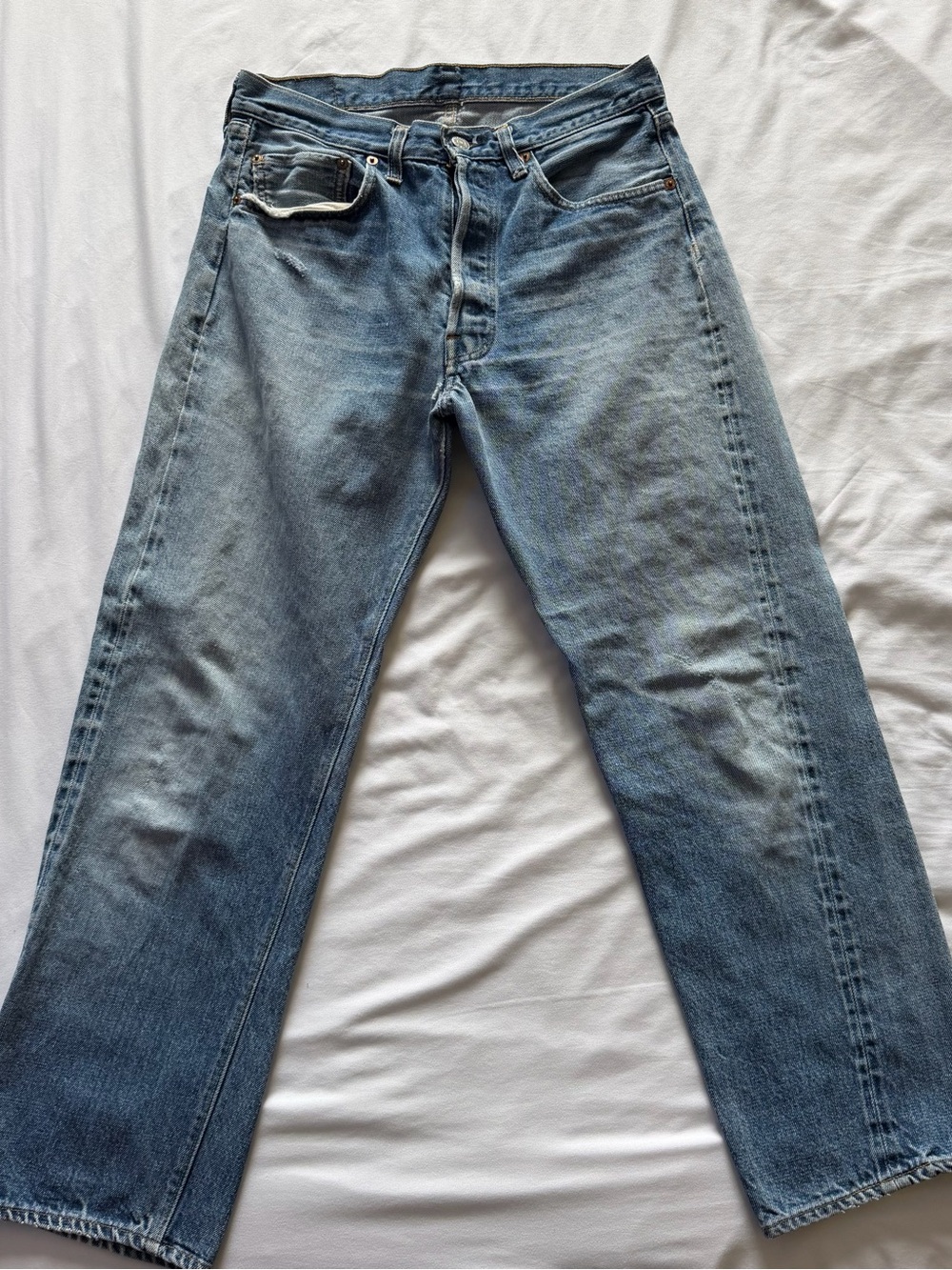 Levi's Men's Light Blue Straight Jeans